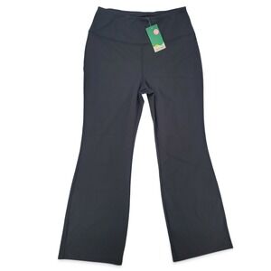 Halara Womens 1X Flare Leggings Stretch Polyester Black Yoga Pants High Rise